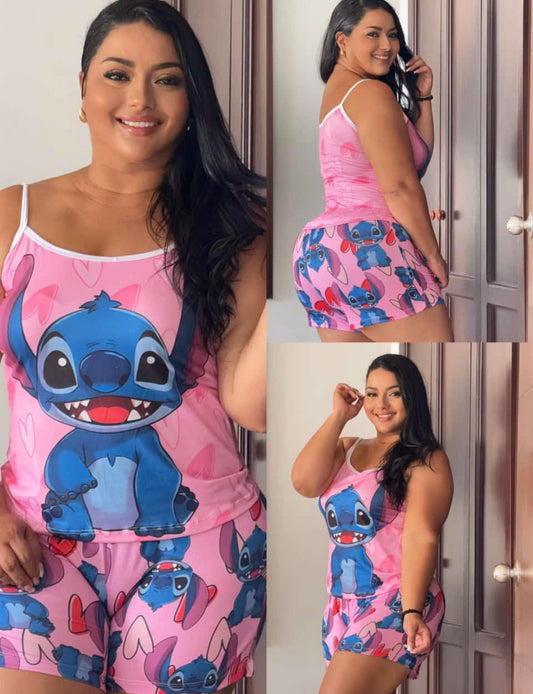 JUJU Plus Woman Printed Pijama Set (L/XL)
