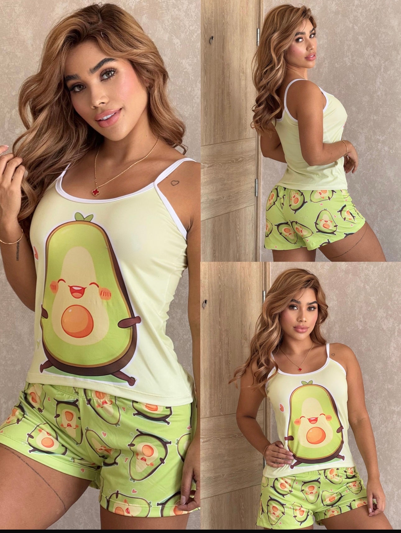 JUJU Woman Printed Pijama Set (S/M)