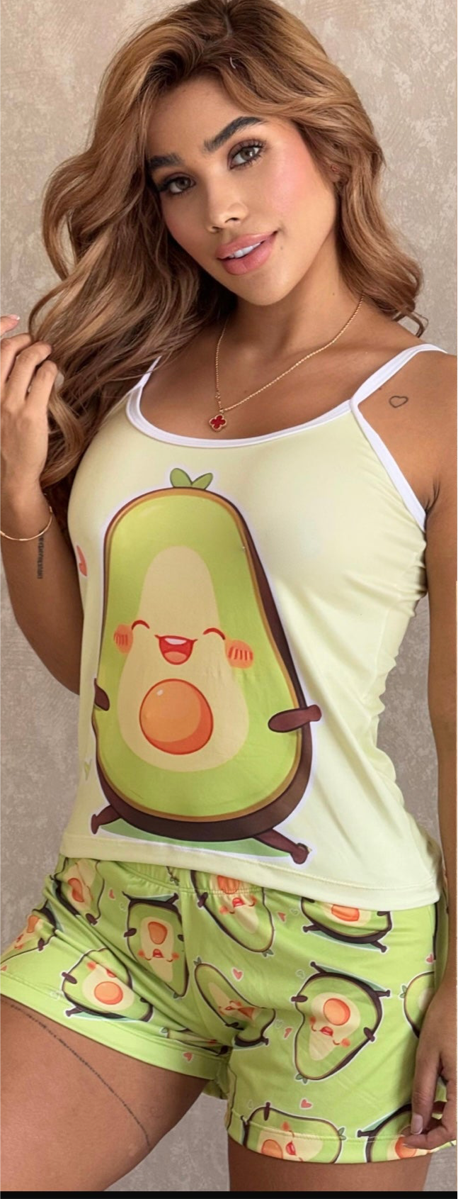 JUJU Woman Printed Pijama Set (S/M)