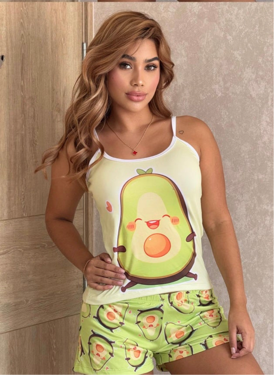 JUJU Woman Printed Pijama Set (S/M)