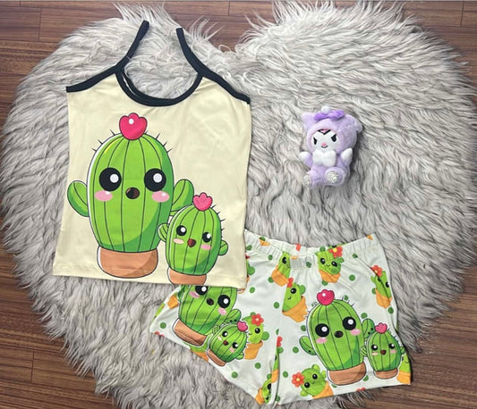 JUJU Woman Printed Pijama Set (S/M)