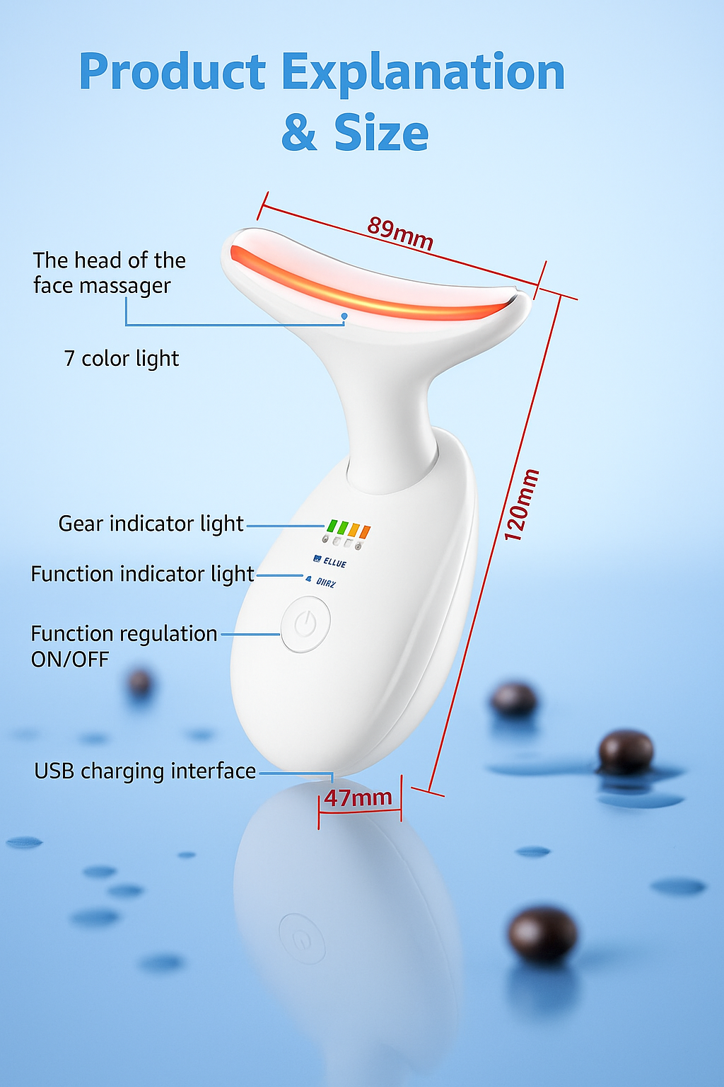 Face and Neck Massager.